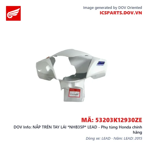 NẮP TRÊN TAY LÁI *NHB35P* LEAD - Phụ tùng Honda chính hãng