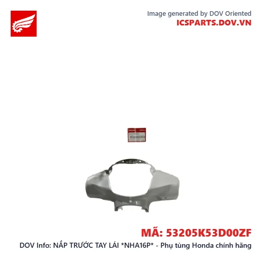NẮP TRƯỚC TAY LÁI *NHA16P* - Phụ tùng Honda chính hãng
