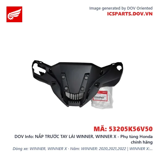 NẮP TRƯỚC TAY LÁI WINNER, WINNER X - Phụ tùng Honda chính hãng