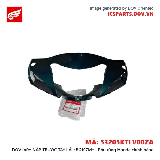 NẮP TRƯỚC TAY LÁI *BG107M* - Phụ tùng Honda chính hãng