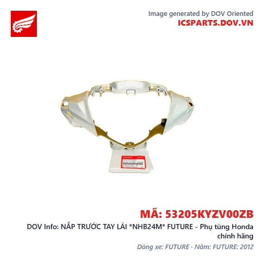 NẮP TRƯỚC TAY LÁI *NHB24M* FUTURE - Phụ tùng Honda chính hãng