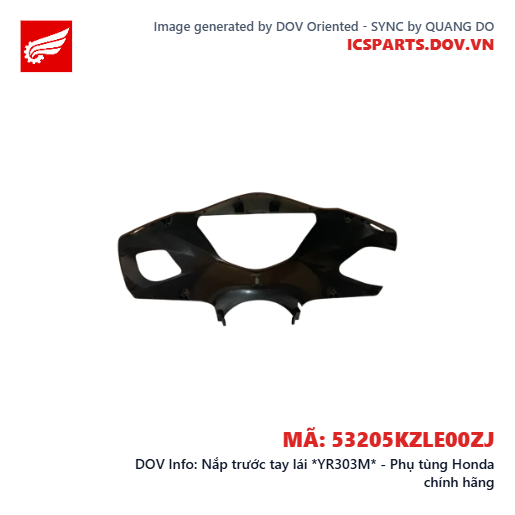 Nắp trước tay lái *YR303M* - Phụ tùng Honda chính hãng