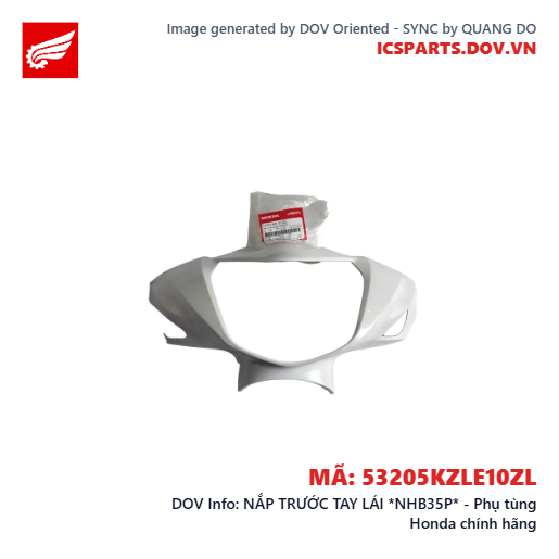 NẮP TRƯỚC TAY LÁI *NHB35P* - Phụ tùng Honda chính hãng