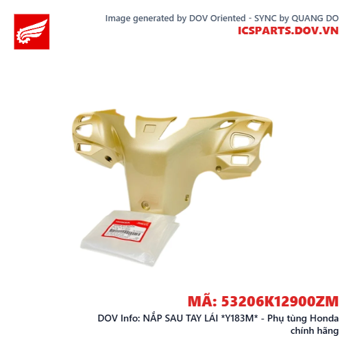 NẮP SAU TAY LÁI *Y183M* - Phụ tùng Honda chính hãng