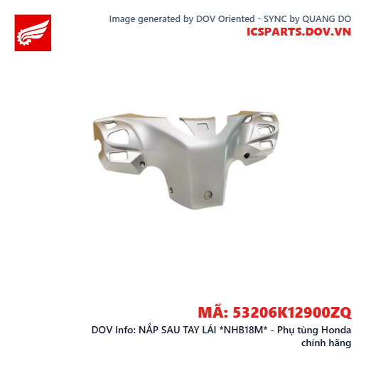 NẮP SAU TAY LÁI *NHB18M* - Phụ tùng Honda chính hãng