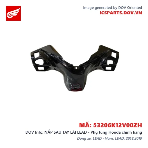 NẮP SAU TAY LÁI LEAD - Phụ tùng Honda chính hãng