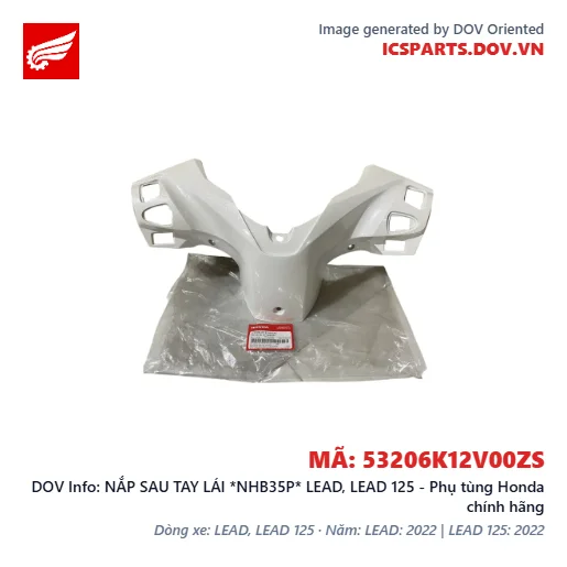 NẮP SAU TAY LÁI *NHB35P* LEAD, LEAD 125 - Phụ tùng Honda chính hãng
