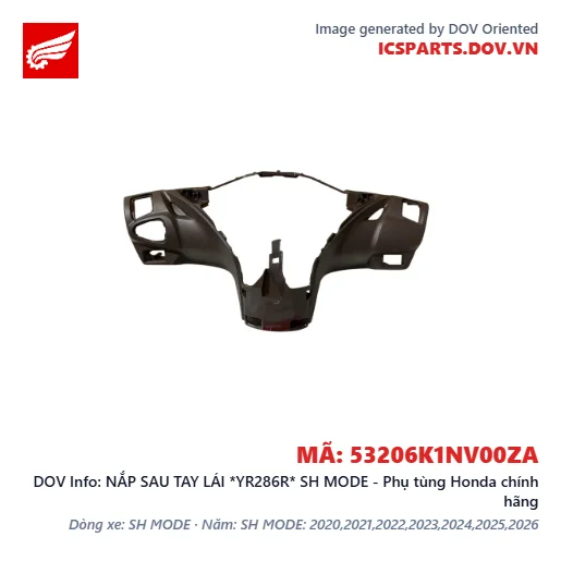 NẮP SAU TAY LÁI *YR286R* SH MODE - Phụ tùng Honda chính hãng