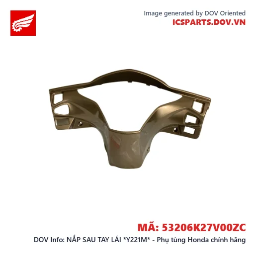 NẮP SAU TAY LÁI *Y221M* - Phụ tùng Honda chính hãng