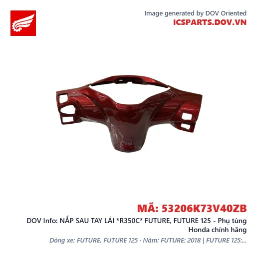 NẮP SAU TAY LÁI *R350C* FUTURE, FUTURE 125 - Phụ tùng Honda chính hãng