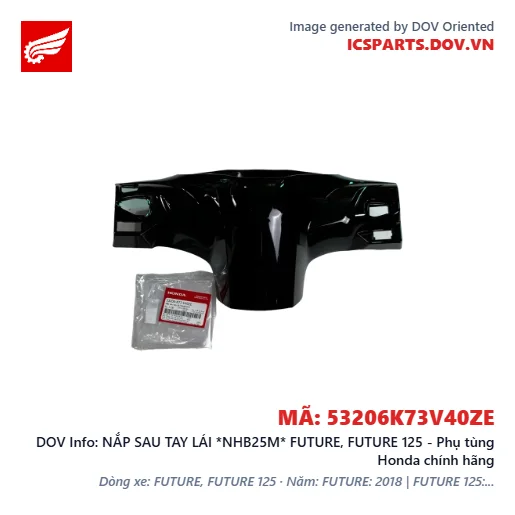 NẮP SAU TAY LÁI *NHB25M* FUTURE, FUTURE 125 - Phụ tùng Honda chính hãng