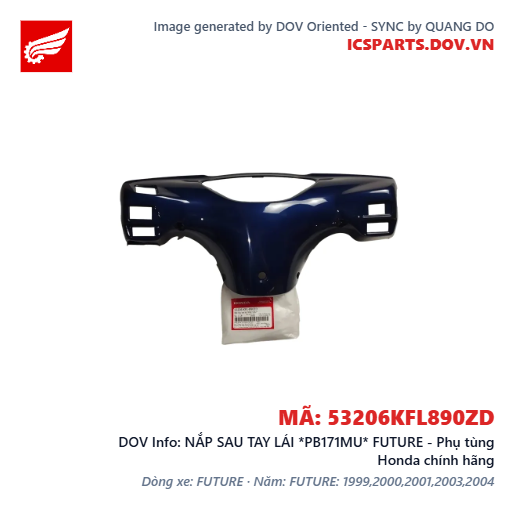 NẮP SAU TAY LÁI *PB171MU* FUTURE - Phụ tùng Honda chính hãng
