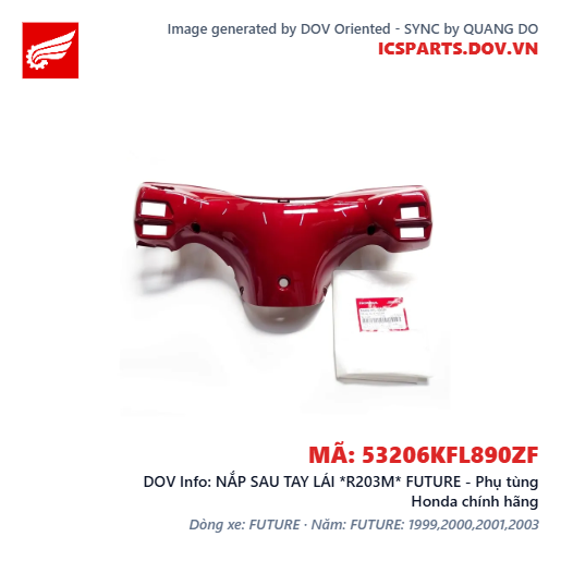 NẮP SAU TAY LÁI *R203M* FUTURE - Phụ tùng Honda chính hãng