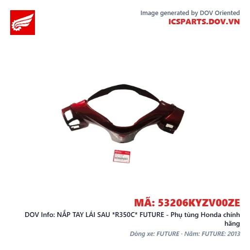 NẮP TAY LÁI SAU *R350C* FUTURE - Phụ tùng Honda chính hãng