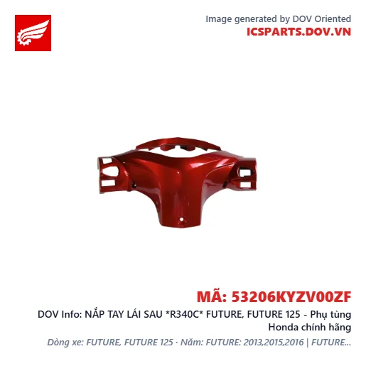 NẮP TAY LÁI SAU *R340C* FUTURE, FUTURE 125 - Phụ tùng Honda chính hãng