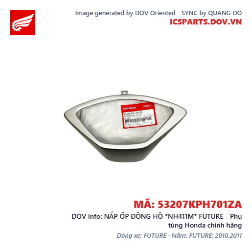 NẮP ỐP ĐỒNG HỒ *NH411M* FUTURE - Phụ tùng Honda chính hãng