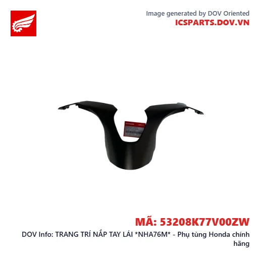 TRANG TRÍ NẮP TAY LÁI *NHA76M* - Phụ tùng Honda chính hãng