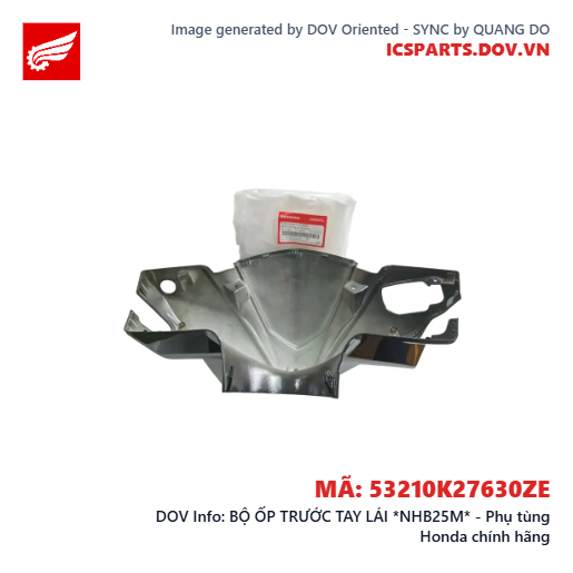 BỘ ỐP TRƯỚC TAY LÁI *NHB25M* - Phụ tùng Honda chính hãng