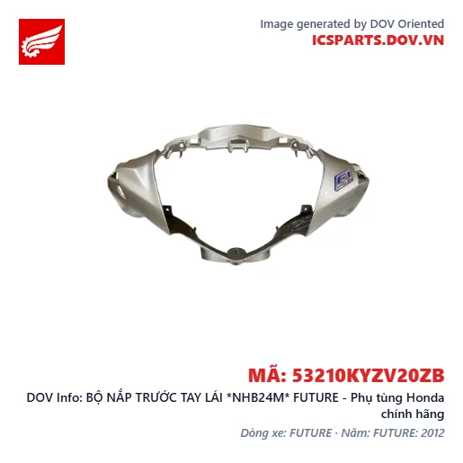 BỘ NẮP TRƯỚC TAY LÁI *NHB24M* FUTURE - Phụ tùng Honda chính hãng