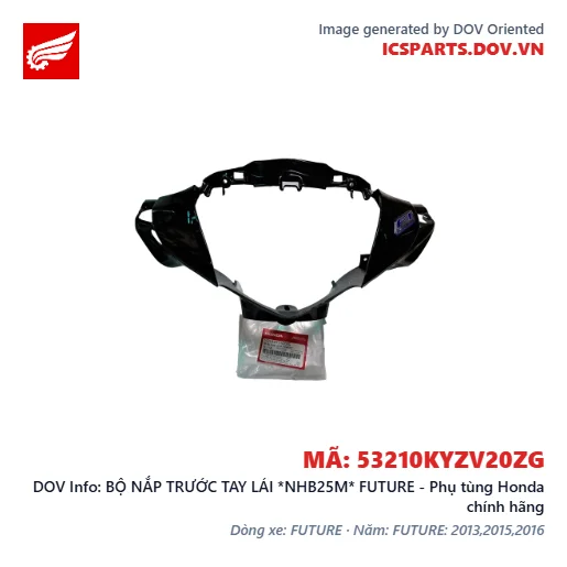 BỘ NẮP TRƯỚC TAY LÁI *NHB25M* FUTURE - Phụ tùng Honda chính hãng