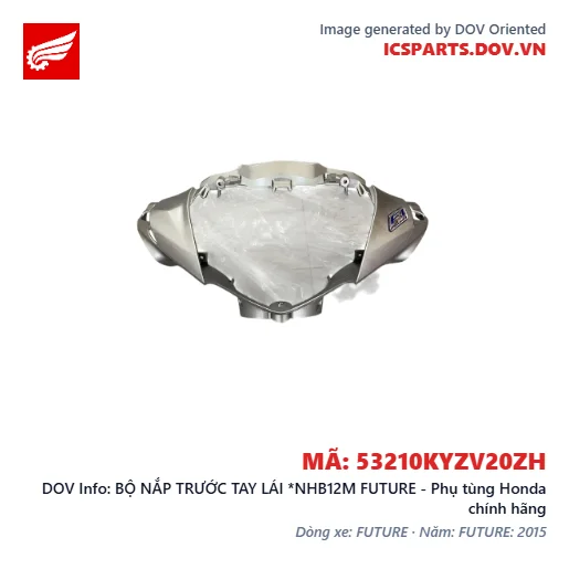 BỘ NẮP TRƯỚC TAY LÁI *NHB12M FUTURE - Phụ tùng Honda chính hãng