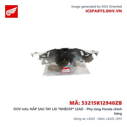 NẮP SAU TAY LÁI *NHB35P* LEAD - Phụ tùng Honda chính hãng