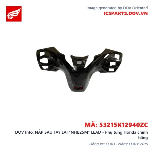 NẮP SAU TAY LÁI *NHB25M* LEAD - Phụ tùng Honda chính hãng