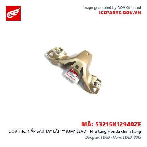 NẮP SAU TAY LÁI *Y183M* LEAD - Phụ tùng Honda chính hãng