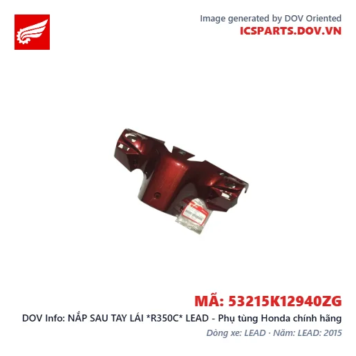 NẮP SAU TAY LÁI *R350C* LEAD - Phụ tùng Honda chính hãng