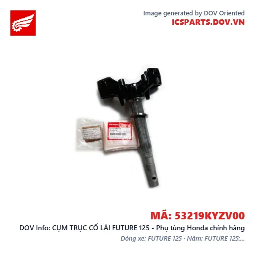 CỤM TRỤC CỔ LÁI FUTURE 125 - Phụ tùng Honda chính hãng
