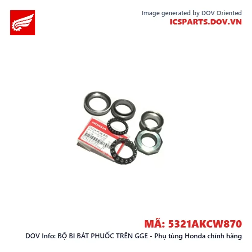 BỘ BI BÁT PHUỐC TRÊN GGE - Phụ tùng Honda chính hãng
