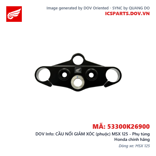 CẦU NỐI GIẢM XÓC (phuộc) MSX 125 - Phụ tùng Honda chính hãng