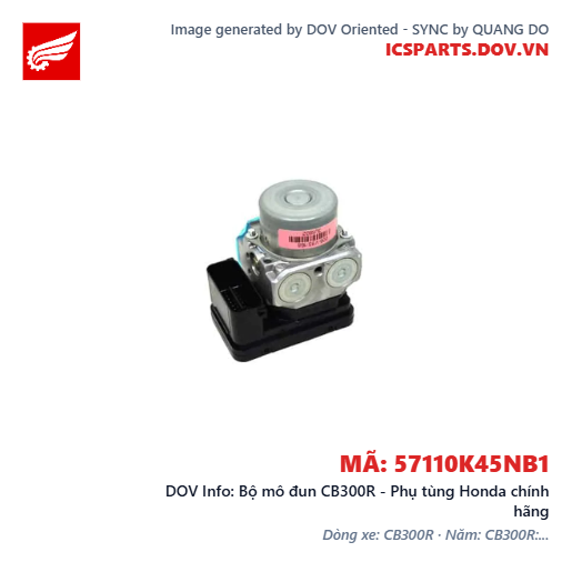 Bộ mô đun CB300R - Phụ tùng Honda chính hãng