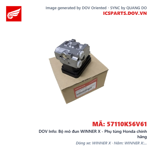 Bộ mô đun WINNER X - Phụ tùng Honda chính hãng