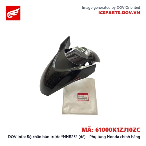 Bộ chắn bùn trước *NHB25* (dè) - Phụ tùng Honda chính hãng