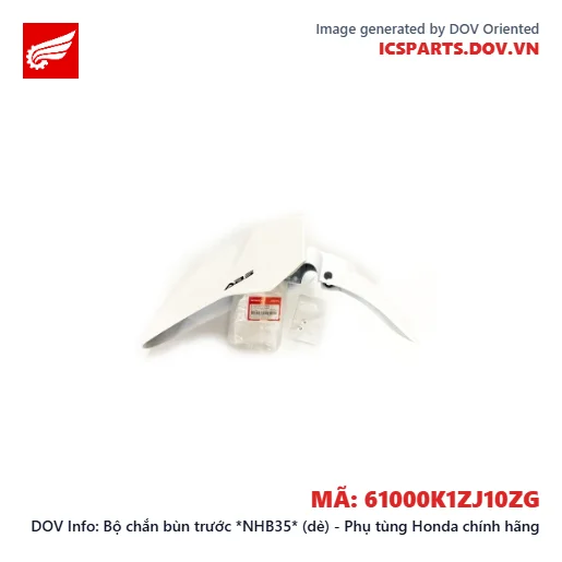 Bộ chắn bùn trước *NHB35* (dè) - Phụ tùng Honda chính hãng