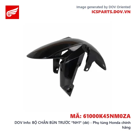 BỘ CHẮN BÙN TRƯỚC *NH1* (dè) - Phụ tùng Honda chính hãng