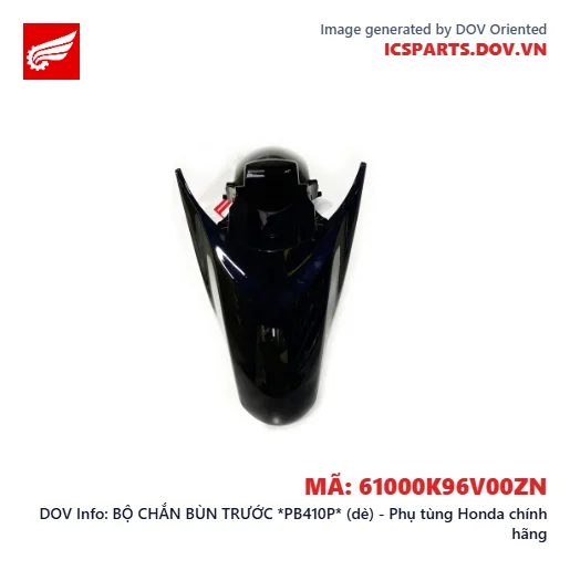 BỘ CHẮN BÙN TRƯỚC *PB410P* (dè) - Phụ tùng Honda chính hãng
