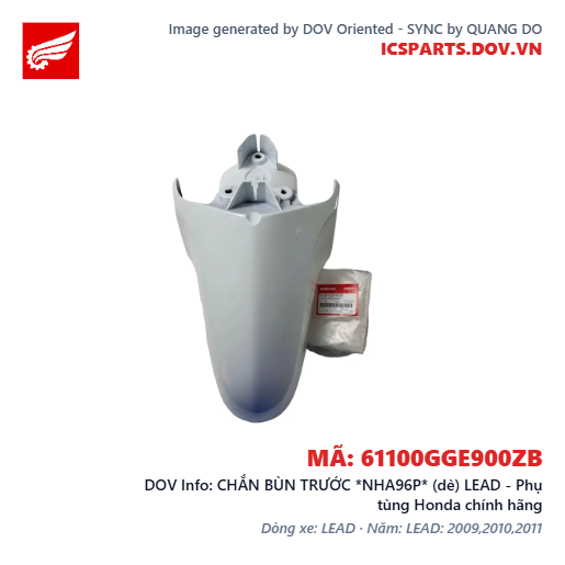 CHẮN BÙN TRƯỚC *NHA96P* (dè) LEAD - Phụ tùng Honda chính hãng