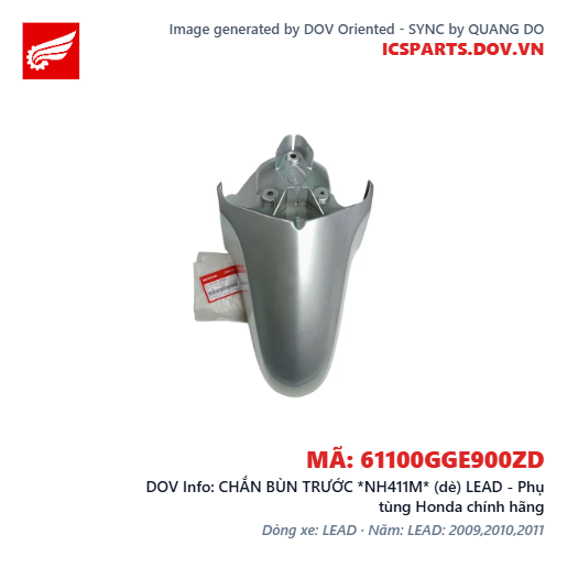 CHẮN BÙN TRƯỚC *NH411M* (dè) LEAD - Phụ tùng Honda chính hãng