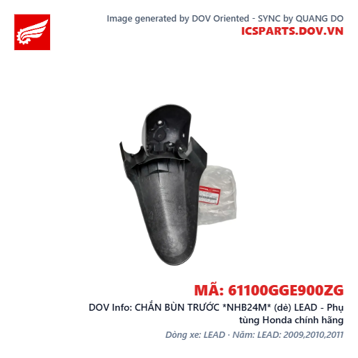 CHẮN BÙN TRƯỚC *NHB24M* (dè) LEAD - Phụ tùng Honda chính hãng