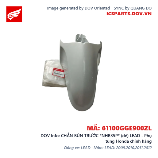 CHẮN BÙN TRƯỚC *NHB35P* (dè) LEAD - Phụ tùng Honda chính hãng