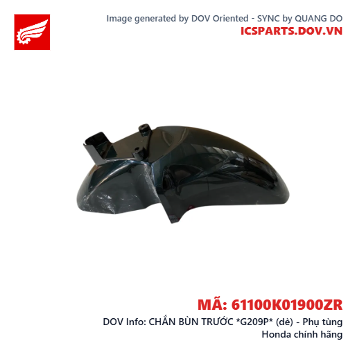 CHẮN BÙN TRƯỚC *G209P* (dè) - Phụ tùng Honda chính hãng