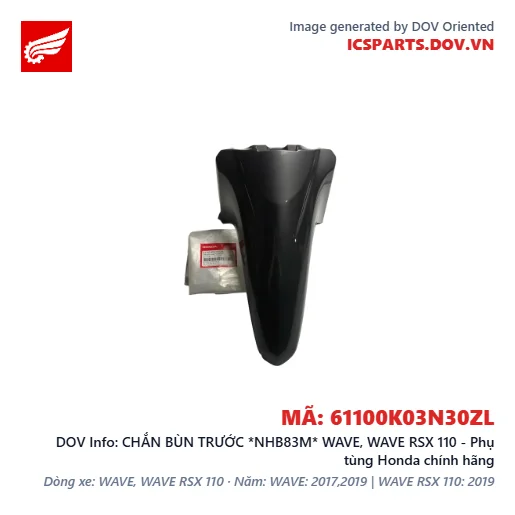 CHẮN BÙN TRƯỚC *NHB83M* WAVE, WAVE RSX 110 - Phụ tùng Honda chính hãng