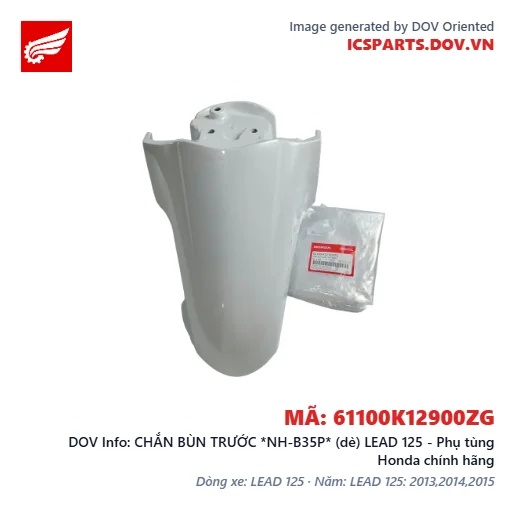CHẮN BÙN TRƯỚC *NH-B35P* (dè) LEAD 125 - Phụ tùng Honda chính hãng