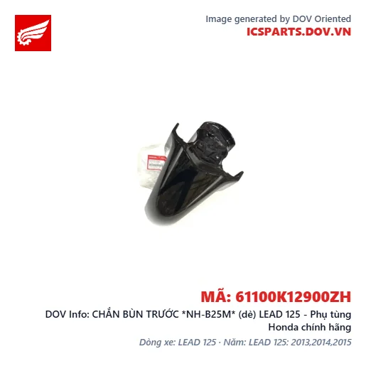CHẮN BÙN TRƯỚC *NH-B25M* (dè) LEAD 125 - Phụ tùng Honda chính hãng