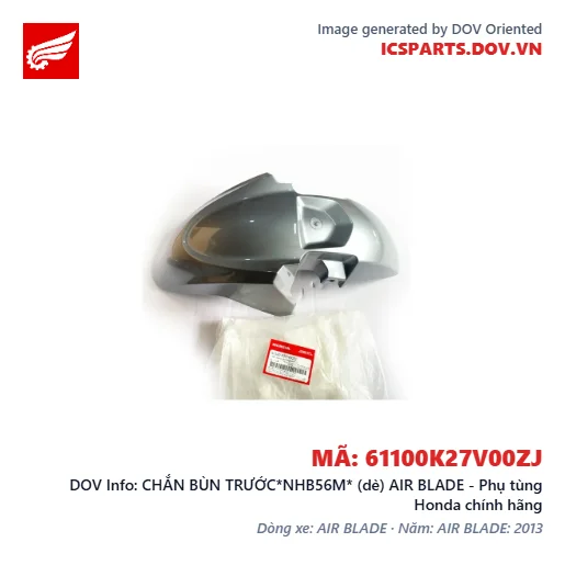 CHẮN BÙN TRƯỚC*NHB56M* (dè) AIR BLADE - Phụ tùng Honda chính hãng