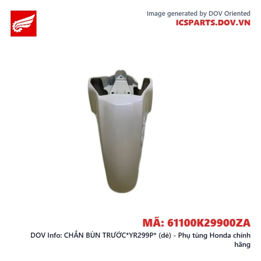 CHẮN BÙN TRƯỚC*YR299P* (dè) - Phụ tùng Honda chính hãng