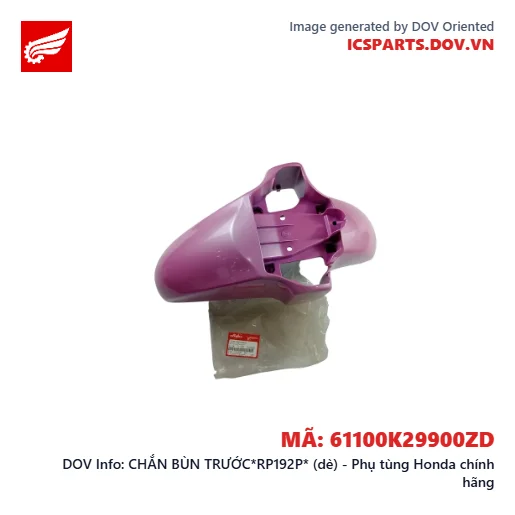 CHẮN BÙN TRƯỚC*RP192P* (dè) - Phụ tùng Honda chính hãng