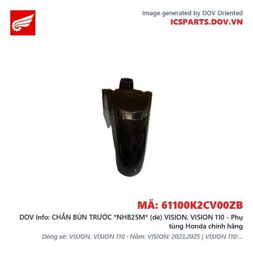 CHẮN BÙN TRƯỚC *NHB25M* (dè) VISION, VISION 110 - Phụ tùng Honda chính hãng